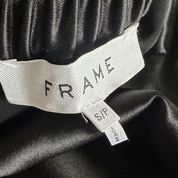 Frame Denim Wide Leg Satin Silky Pants - Picture 8 of 10